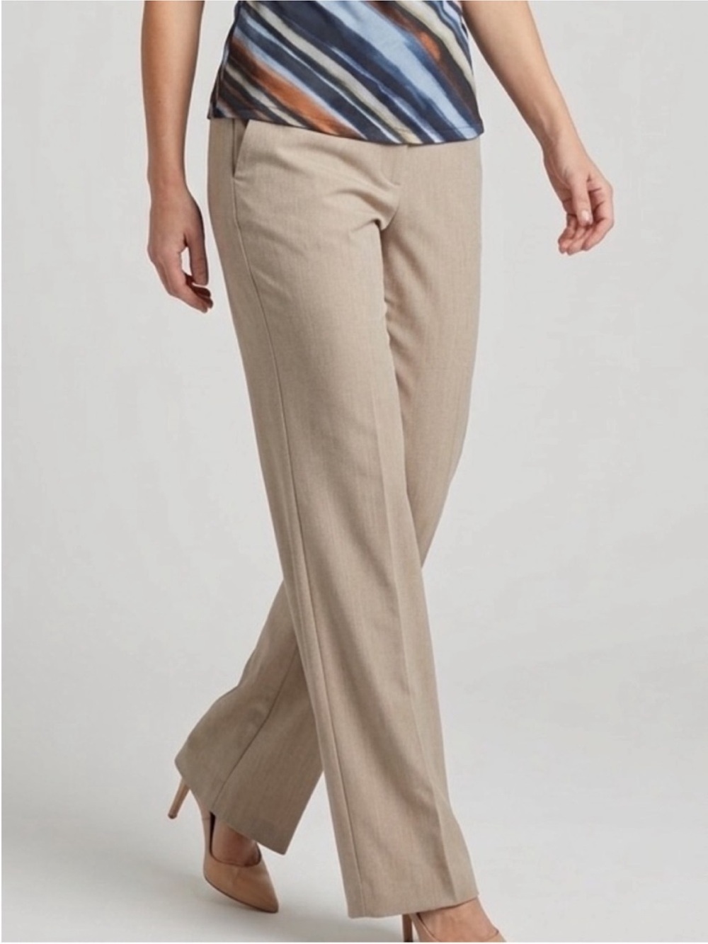 NWT Worthington Modern Pit Trouser Leg Pants Heather
Tumbleweed Size 10